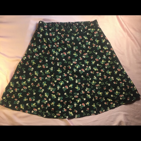 ๐ฅCLEARANCE๐ฅ VTG 90s Floral Midi Skirt Grunge - Picture 5 of 5